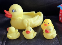 Rubber Ducky Toy Bath Set