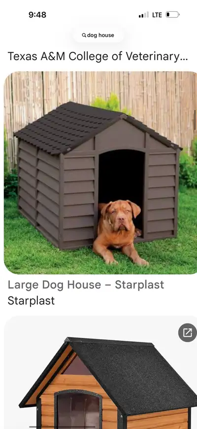 ISO free dog house, View more