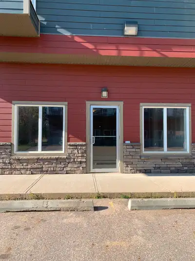 Commercial unit located 30 min from Fort McMurray in Anzac. Corner visible unit with bay door on bac...