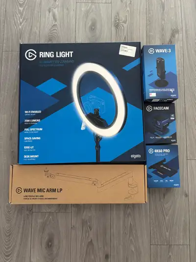 Elgato Streaming Bundle (Negotiable), View more