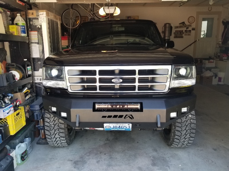 HID retrofit headlights for 9297 ford f150 f250 f350 bronco obs Auto