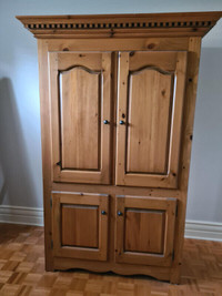 Beautiful Antique Reproduction Armoire or Audio-Video cabinet