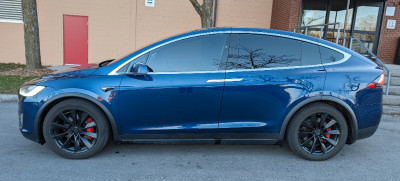 Tesla Model X P100D Blue 6 Seater Ludicrous Plus Warranty 5/2026