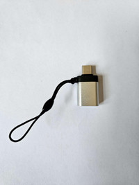 Type-C Male to Type-A Female Adapter With Lanyard