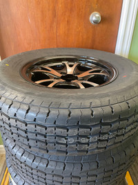 SALE ST205/75R15 Aluminum Tire and Rim Combo for Trailer