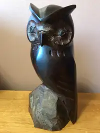 Vintage Ironwood Owl Carving