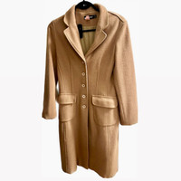 Tan/Camel Classic Women’s Peacoat Jacket 