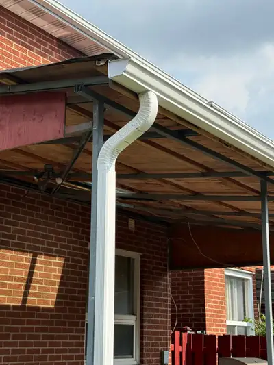 Roof repair- Flatroof repair- eaves trough (Gutters) leaf Guard Replace & deck & Fence Replacement C...