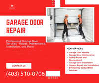 Garage Door Repair: Call Now 403-510-0706