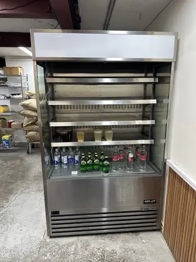 True  48" Stainless Steel Open Air Refrigerated Merchandiser, View more