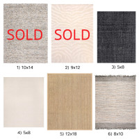 Natural Fiber Area Rugs (Wool, Leather, Cotton, Jute, Seagrass)