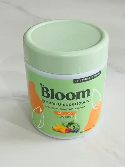 I'm offering a brand new sealed box, Bloom Nutrition Greens & Superfoods powder, mango flavored, per...