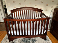 Crib and mattress 