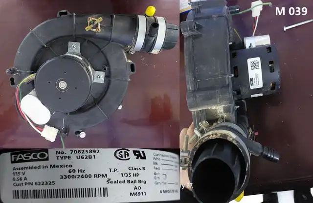 FASCO Draft Inducer Motor – Model 70625892 - M039 in Heating, Cooling & Air in City of Toronto - Image 5