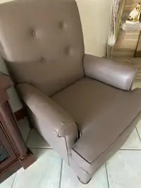Armchair with foot stool
