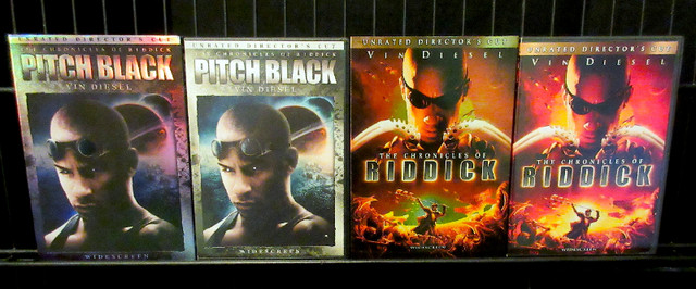 Pitch Black & Chronicles of Riddick, Unrated Dir Cut DVD X2 NICE in CDs, DVDs & Blu-ray in Stratford - Image 3