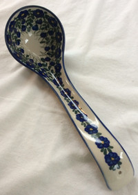 Polish Pottery Soup Ladle