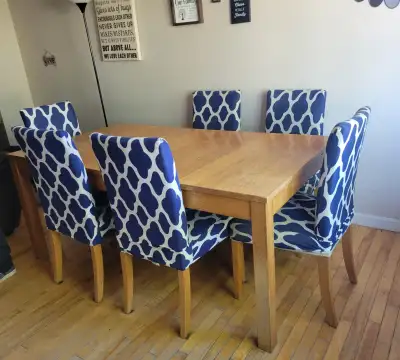 Dining Room Table with 2 Leaves, View more