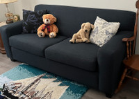 love seat/sofabed - blue
