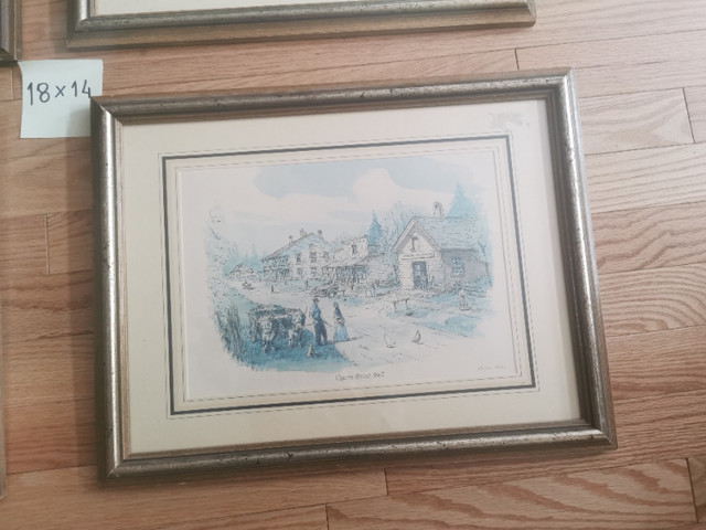 VINTAGE David Brown Milne "Queen Street 1867" drawing, $30 in Arts & Collectibles in Ottawa