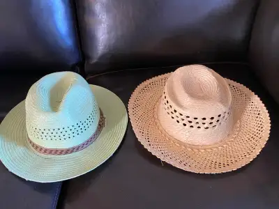 Various hats for sale - $10 each All in great shape Great for halloween costumes Fedora & Tilley hat...