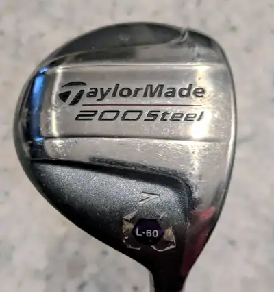 Womens RH Taylormade 200 Steel 7 wood - L-60 Lite graphite shaft, View more