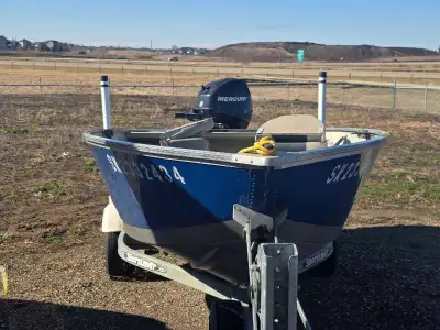 2012 16' Princecraft Springbok 20 c/w 25 hp 4 stroke efi mercury. Comes with Trailer,ores,life jacke...