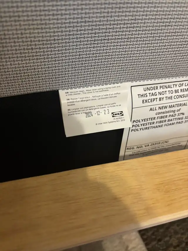 Like New IKEA Double bed frame and mattress in Beds & Mattresses in Oshawa / Durham Region - Image 4