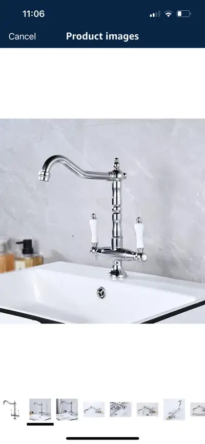 Upgrade your bathroom with this brand new Kingston Kitchen & Bath faucet, designed to add a touch of...