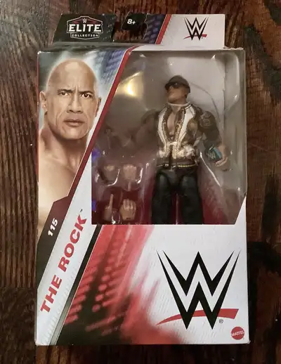 WWE Elite The Rock Action Figure Series 115 Action Figure, View more