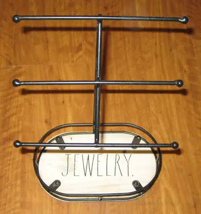 Hi there, Selling a Jewelry/Jewellery Stand - Rae Dunn - USED Makes a great way to organize and disp...