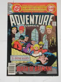 Adventure Comics#462 Batman! Flash! Power Girl! comic book