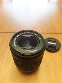 Canon EF-S 18-55mm f/3.5-5.6 IS STM Camera Lens (excellent con.)