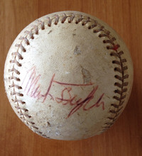 MLB Detroit Tigers Autographed Baseball