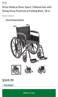 Foldable Drive Wheelchair 
