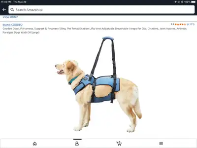 Dog lift harness, View more