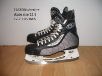 Patins _  EASTON  ultralite _ skates size 12 E pour 12-13 US men