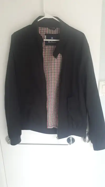 Ben Sherman Men's Black Harrington Medium M, View more