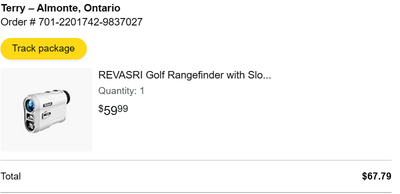 new ranger finder, used once. Purchased for $67.79, willing to sell for $40. Includes hard case for...