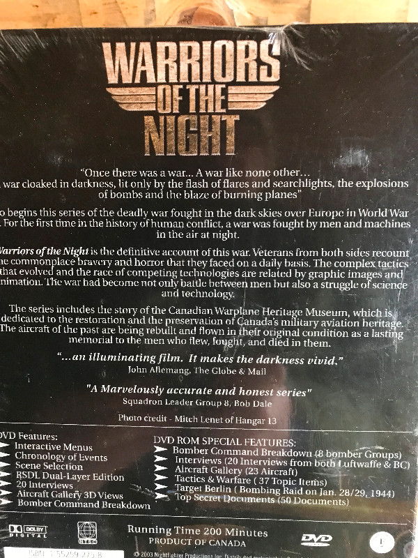 Warriors Of The Night 3 Disc Set - NEW in CDs, DVDs & Blu-ray in Oshawa / Durham Region - Image 2