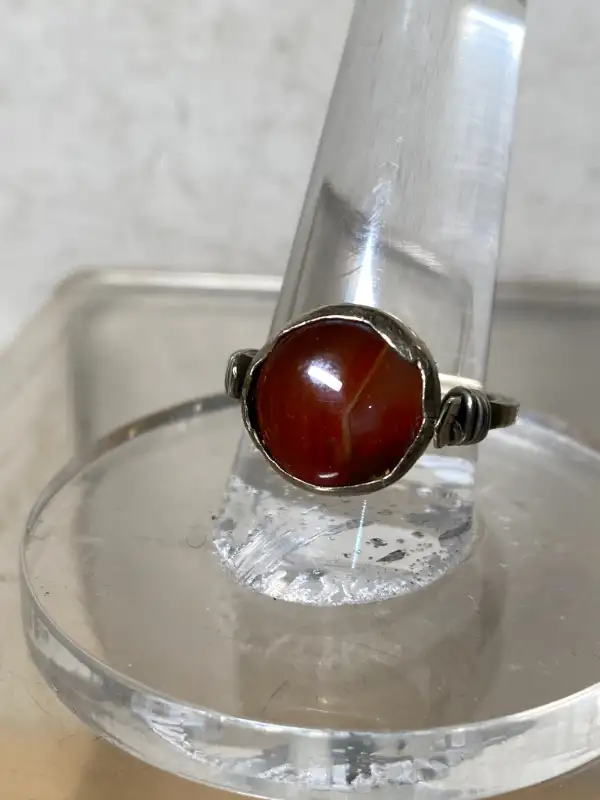 Antique Egyptian Agate Ring 9 Size. in Arts & Collectibles in Vancouver - Image 2