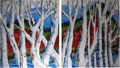 Large Abstract Original Painting by Local Artist 118x104 inch, View more