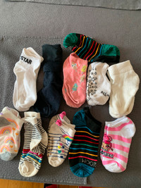 Toddler and young girl socks