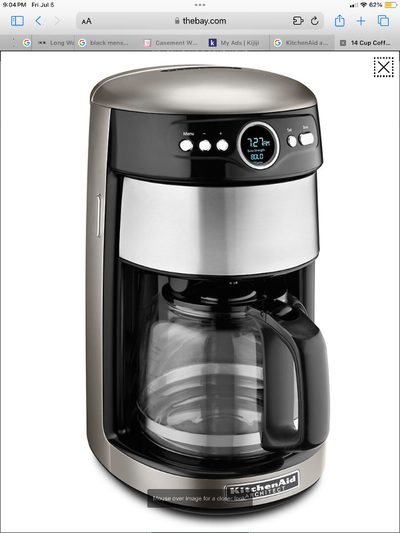 NEW Kitchen aid Architect 14 Cup Coffee Maker-$80, View more