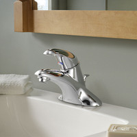 Moen - Villeta Chrome One-Handle Low Arc Bathroom Faucet