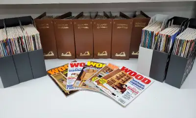 158 Issues of WOOD Magazine by Better Homes and Gardens. Selling Complete Total Price is $200. Issue...