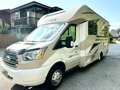 2018 Thor Gemini 23TR motorhome. Ford Transit 350HD chassis with dual rear wheels and 3.2L Powerstro...