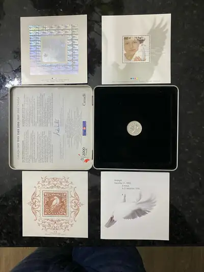 1999 Coin and Stamp Millenium Keepsake Set, View more