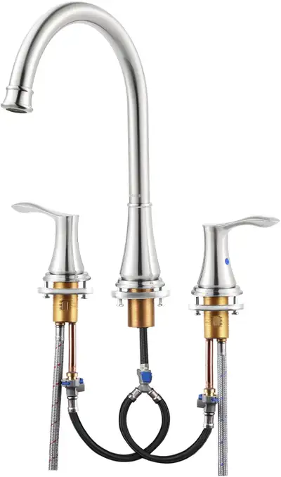 PARLOS 2-Handle Widespread High Arc Roman Tub Faucet with Valve, View more