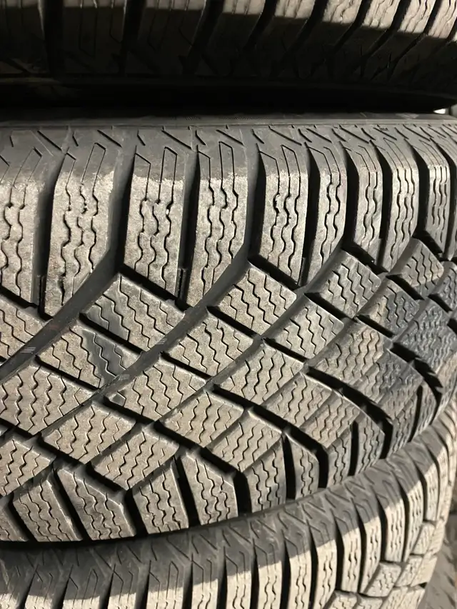 4 Winter Tires - Continental Viking Contact 215/65R16 on rims in Tires & Rims in City of Toronto - Image 3